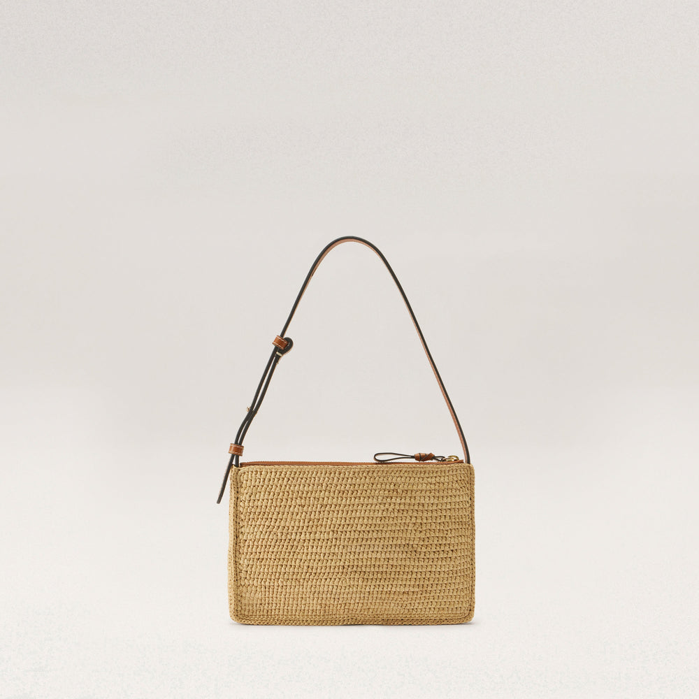 なおみママ様　cotton&steal fabric handmade bag Kumana Crossbody - Natural - Beige Small Shoulder Bag | Helen