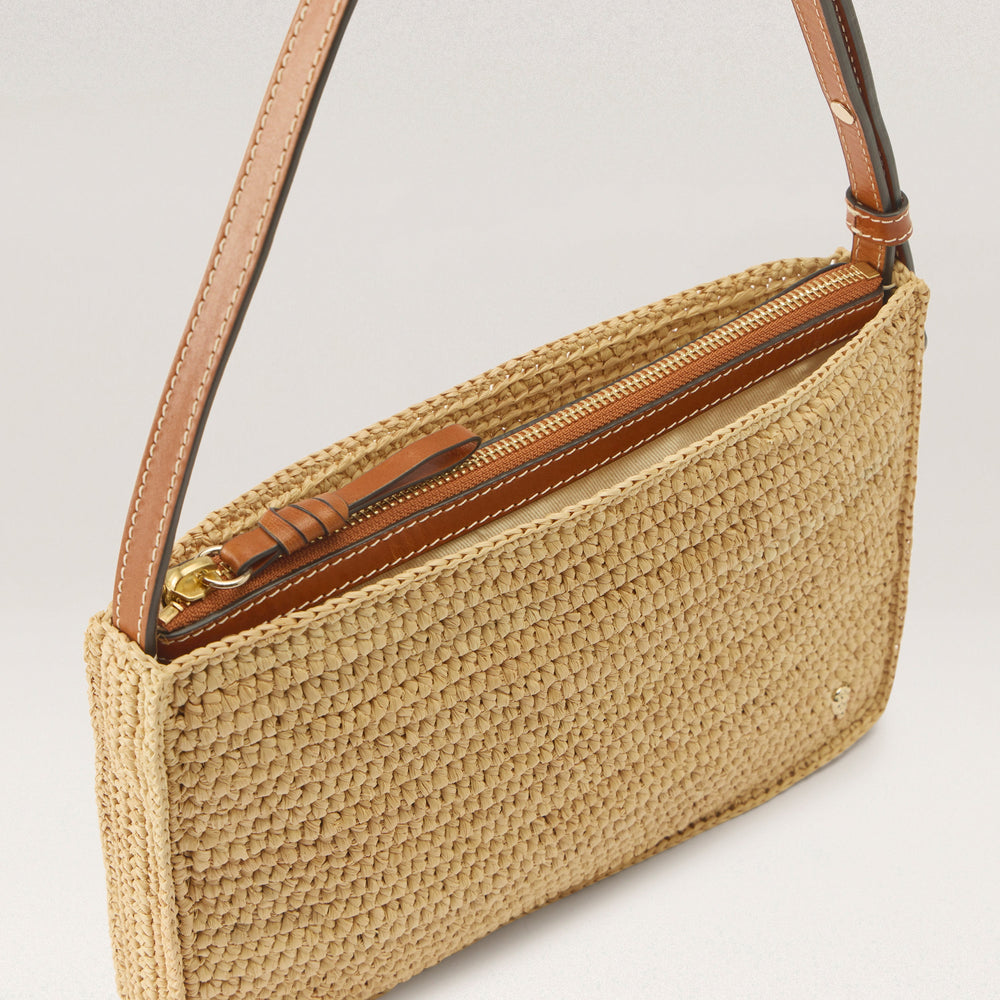 Kumana Crossbody - Natural - Beige Small Shoulder Bag | Helen