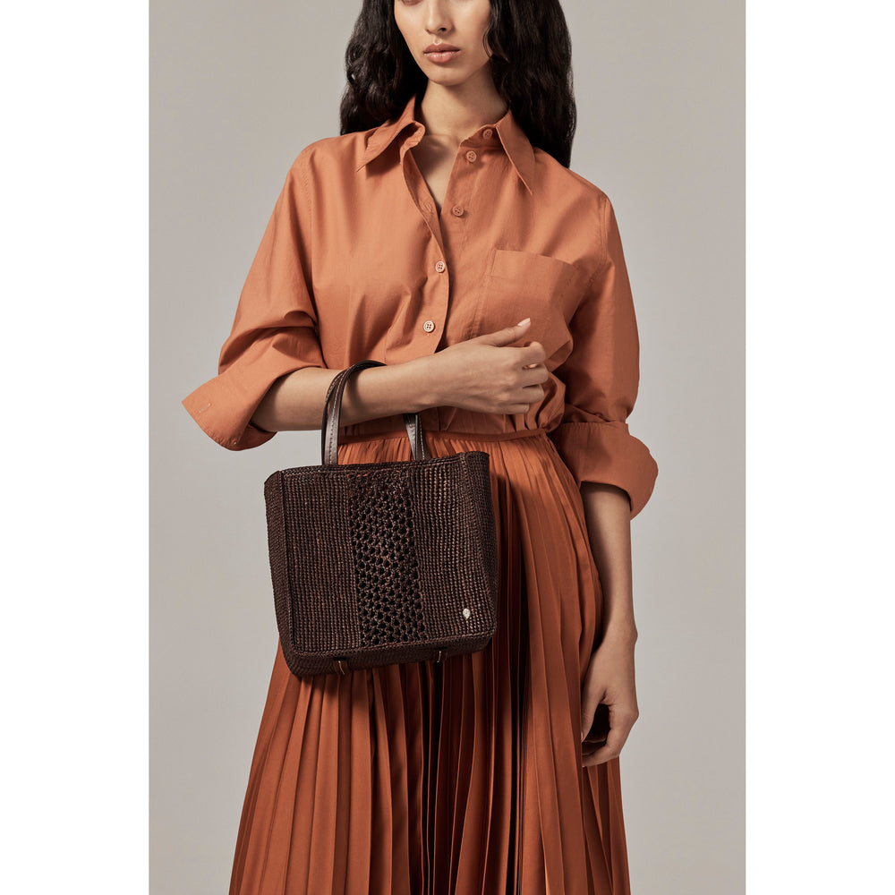 Buy Arleth Raffia Crochet Tote S - Helen Kaminski
