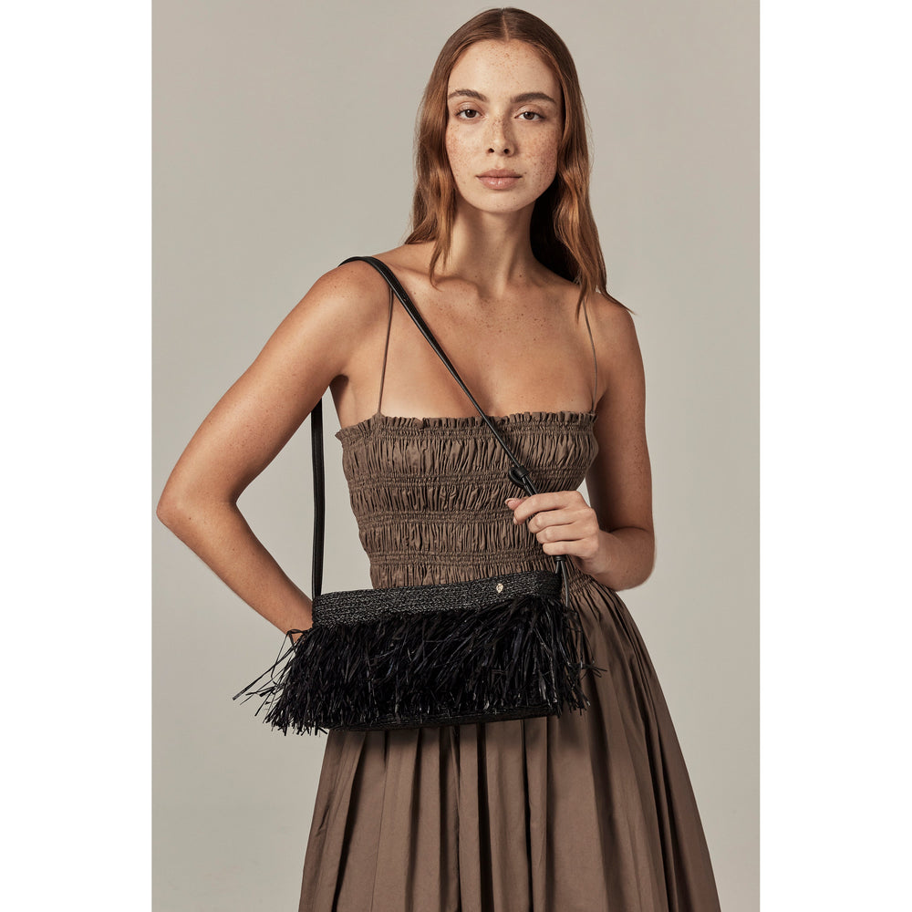 Buy Dawn Raffia Fringe Crossbody - Helen Kaminski