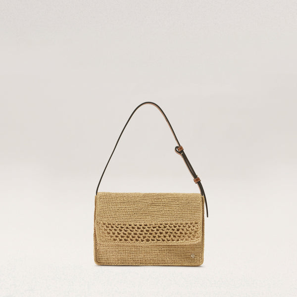 Poppy Raffia Crochet Crossbody Bag - Natural | Helen Kaminski US