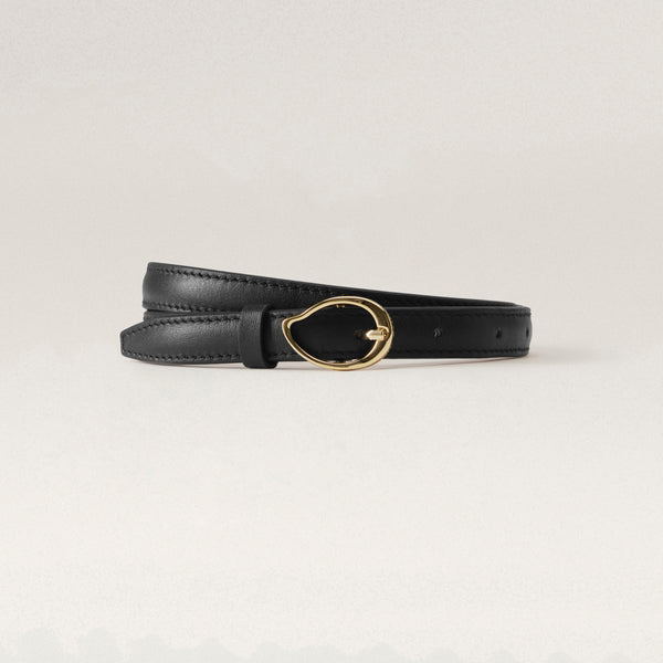 Shop the Blake Belt 15 mm in Black - Slim Size Belt | Helen Kaminski