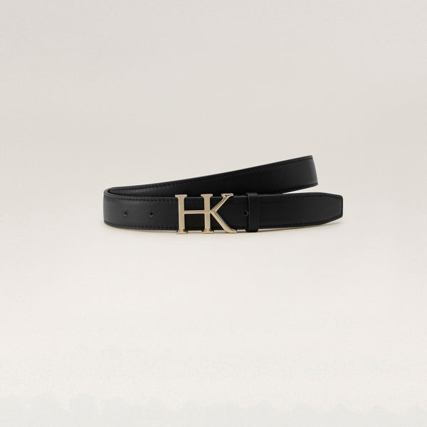 Shop the Camille 25 mm Leather Belt in Black | Helen Kaminski