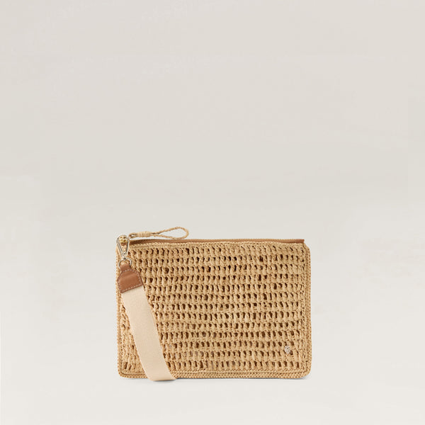 Women's Clutch Bag - Raffia & Leather Wallets - Helen Kaminski