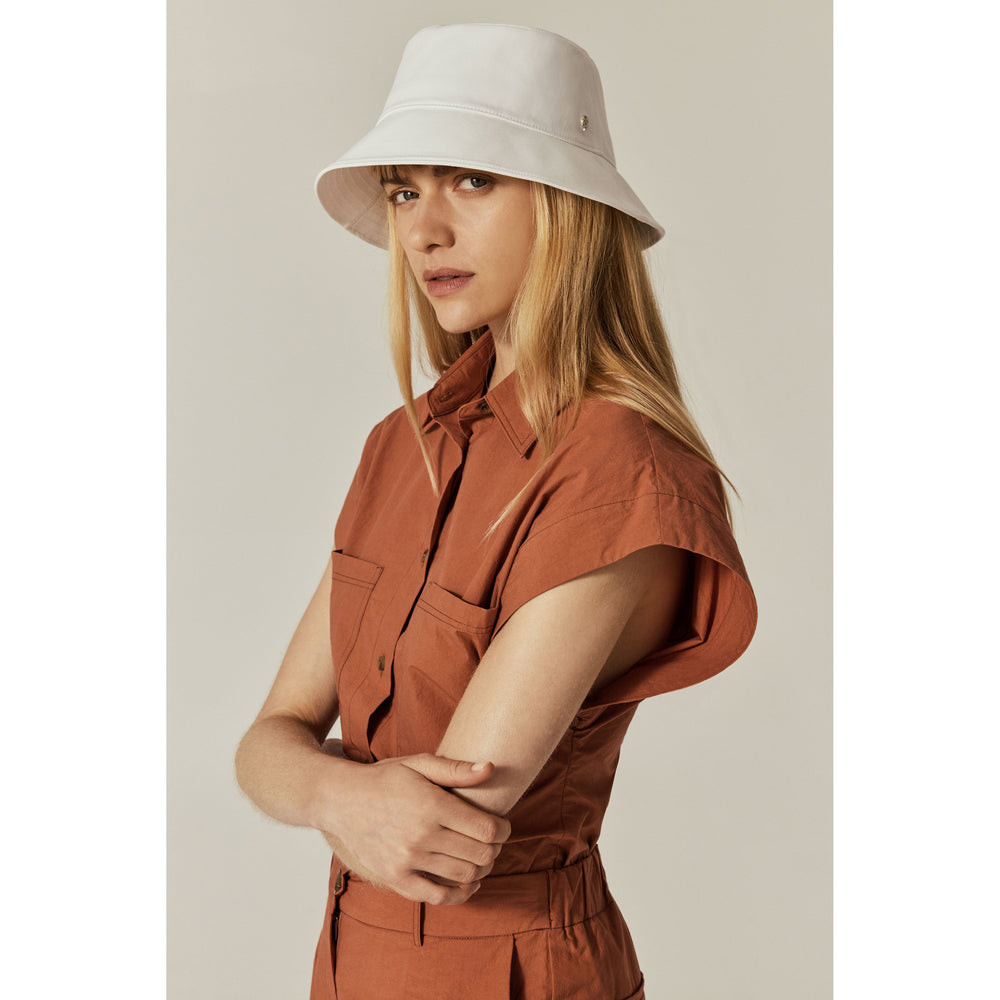 Esti Organic Cotton Bucket - White - Bucket Hat | Helen Kaminski US