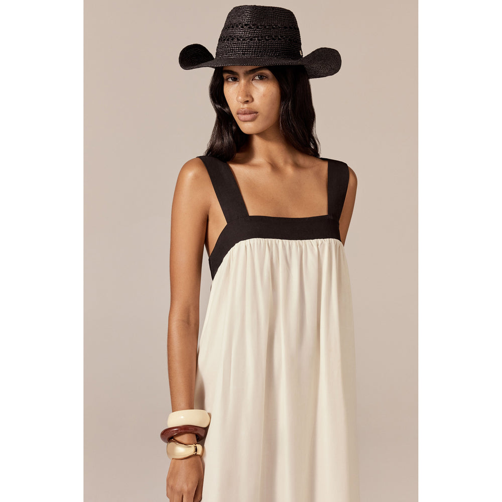 Gwen Raffia Fedora - Charcoal - Black Hat | Helen Kaminski US