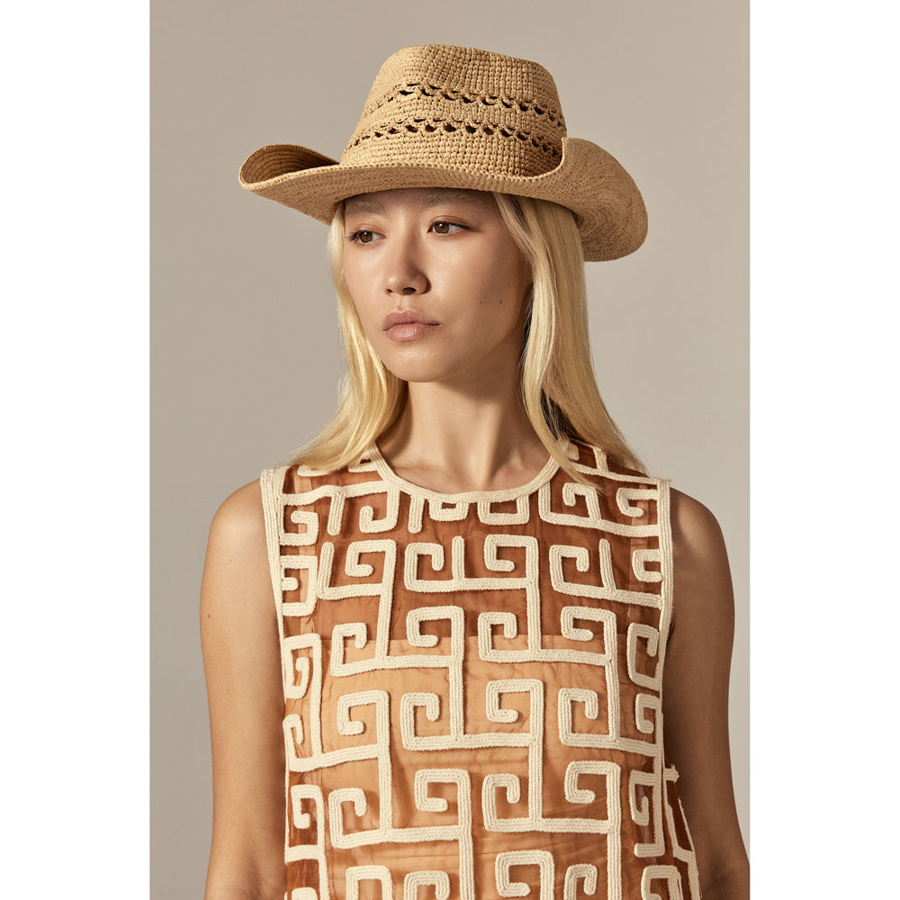 Gwen Raffia Fedora - Natural - Beige Hat | Helen Kaminski US