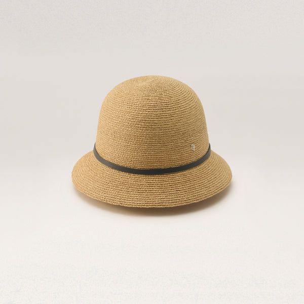 タグ付　HELEN KAMINSKI BESA６ ネイビー ラフィア　帽子 Besa 6 Cloche Hat Natural/Indigo - Helen Kaminski US