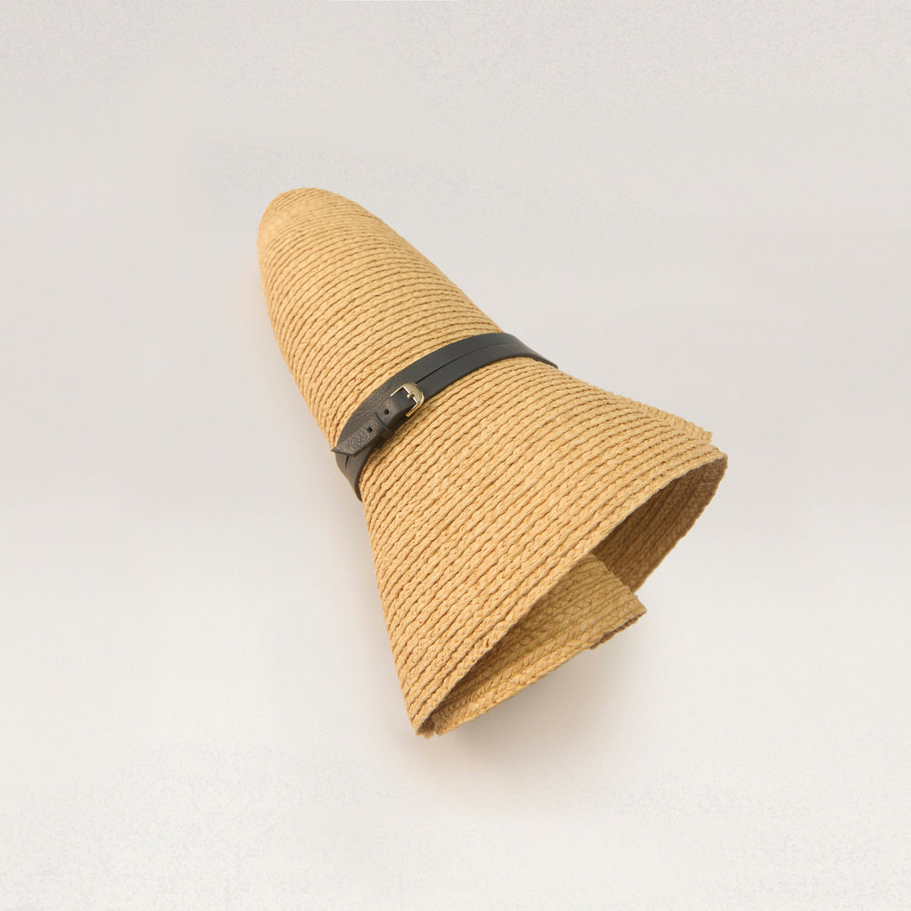 Besa 9 Cloche Hat Natural/Indigo - Helen Kaminski US