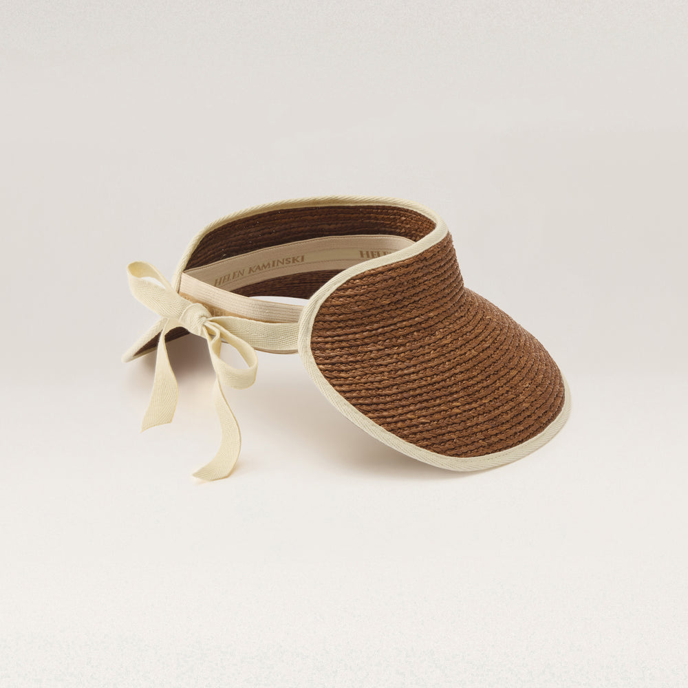 Mita Brim Visor Nutshell/Sand - Helen Kaminski US