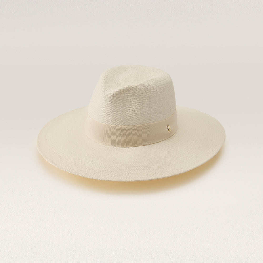 【HELEN KAMINSKI】大人の夏の主役級ハット！Vitoria Wide Brim Vitoria Wide Brim Fedora Chalk/Oyster - Helen Kaminski US