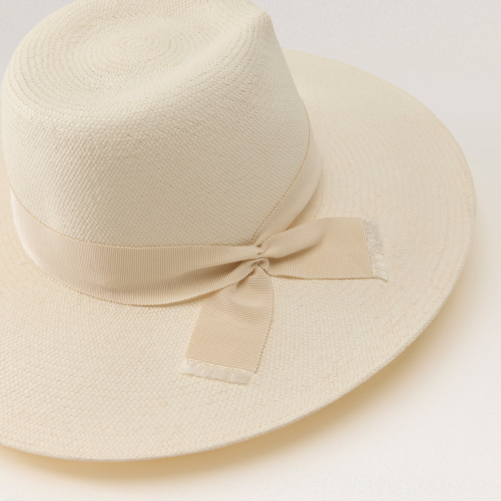 【HELEN KAMINSKI】大人の夏の主役級ハット！Vitoria Wide Brim Vitoria Wide Brim Fedora Chalk/Oyster - Helen Kaminski US