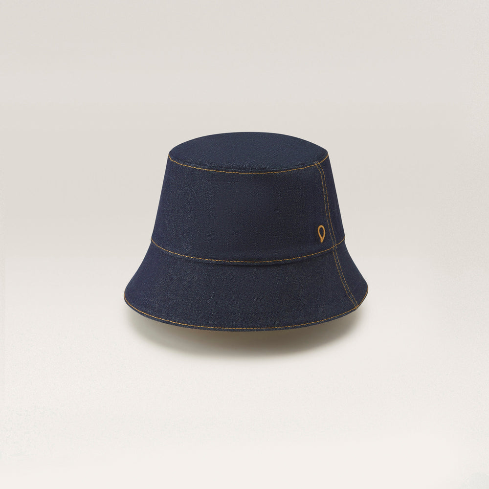 Bosa Classic Bucket Hat Indigo - Helen Kaminski US