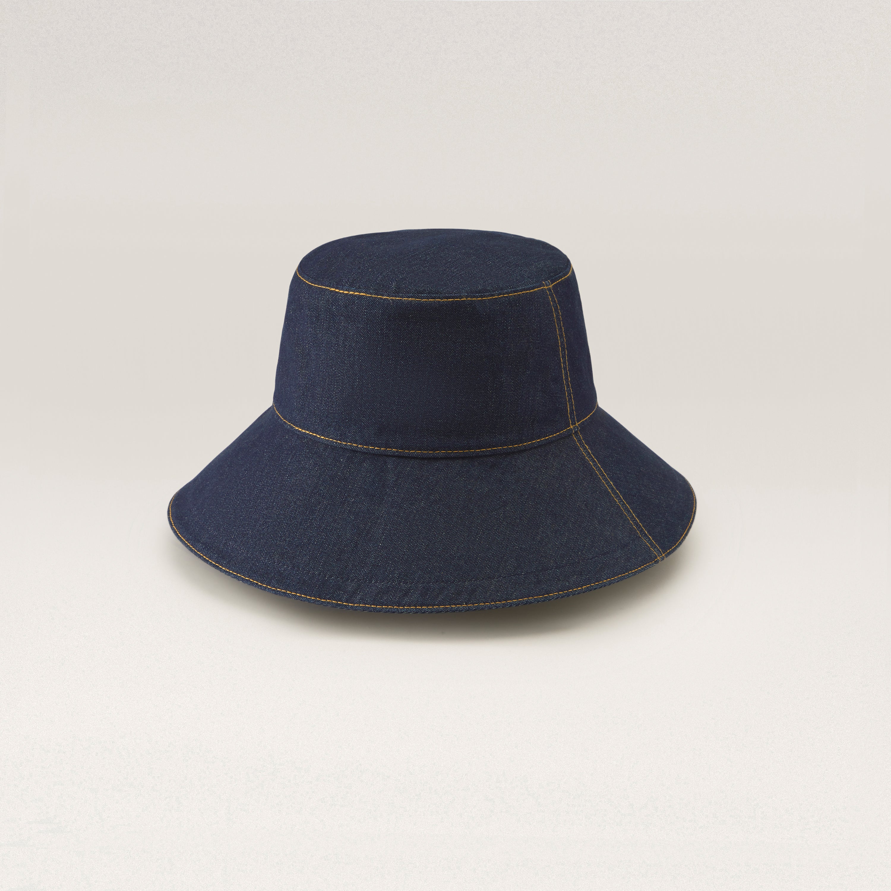 Portsea Wide Brim Bucket Hat Indigo - Helen Kaminski US