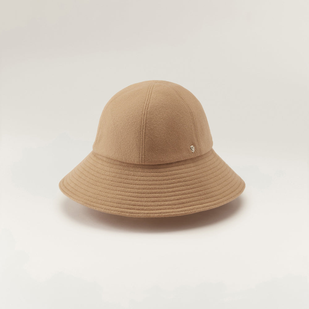 Tan Cloche Hat for Women