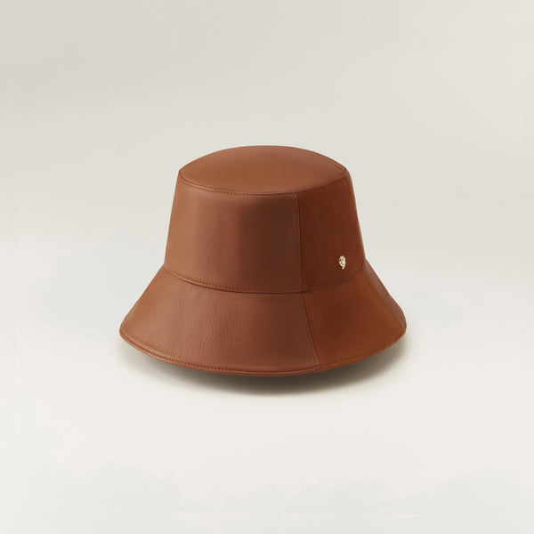 Loewe Tan Leather Fisherman Bucket Hat