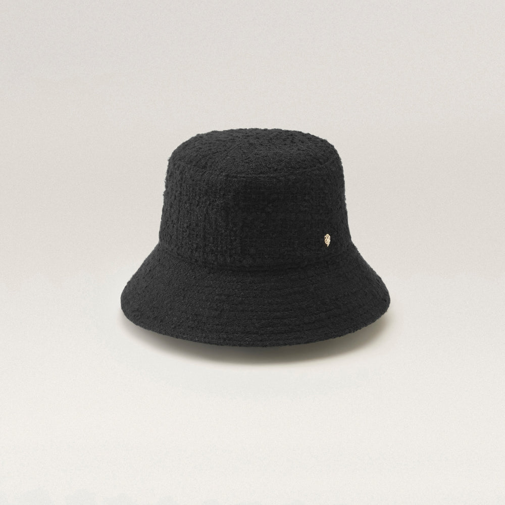 Shop the Sacha Short Brim Classic Bucket Hat in Black | Helen Kaminski