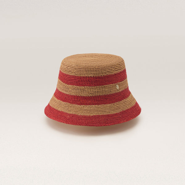 Aleki Bucket Hat Nougat/Tropical - Helen Kaminski US