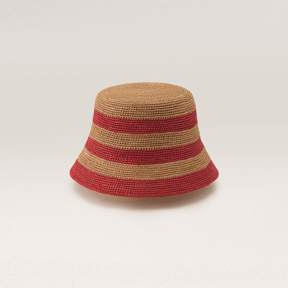 Aleki Bucket Hat Nougat/Tropical - Helen Kaminski US
