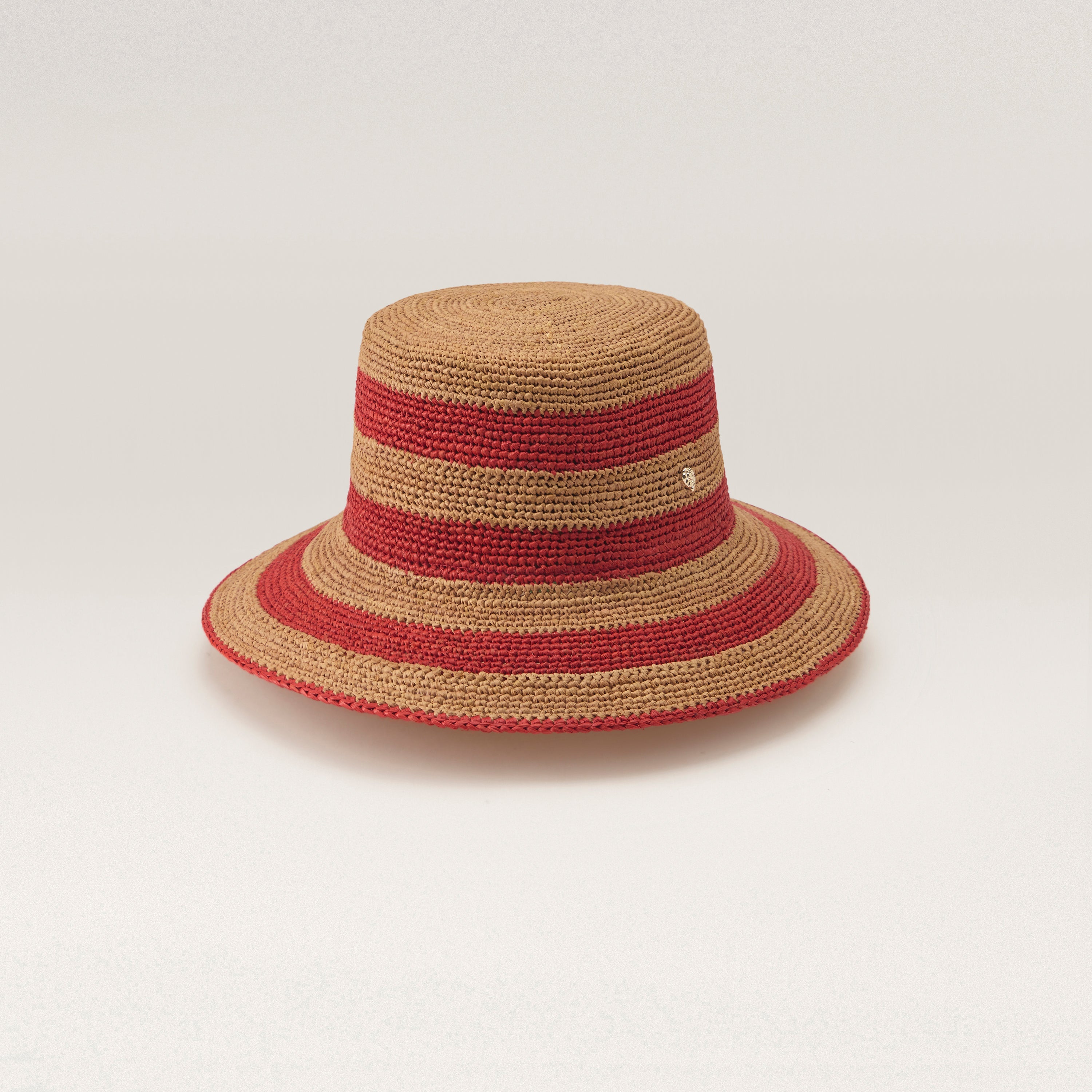 helen kaminski Newport SB Hat Turn Up Brim Natural/ Seaglass