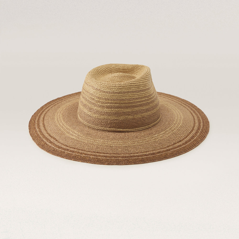 Iluka Wide Brim Fedora Natural - Helen Kaminski US display picture 2