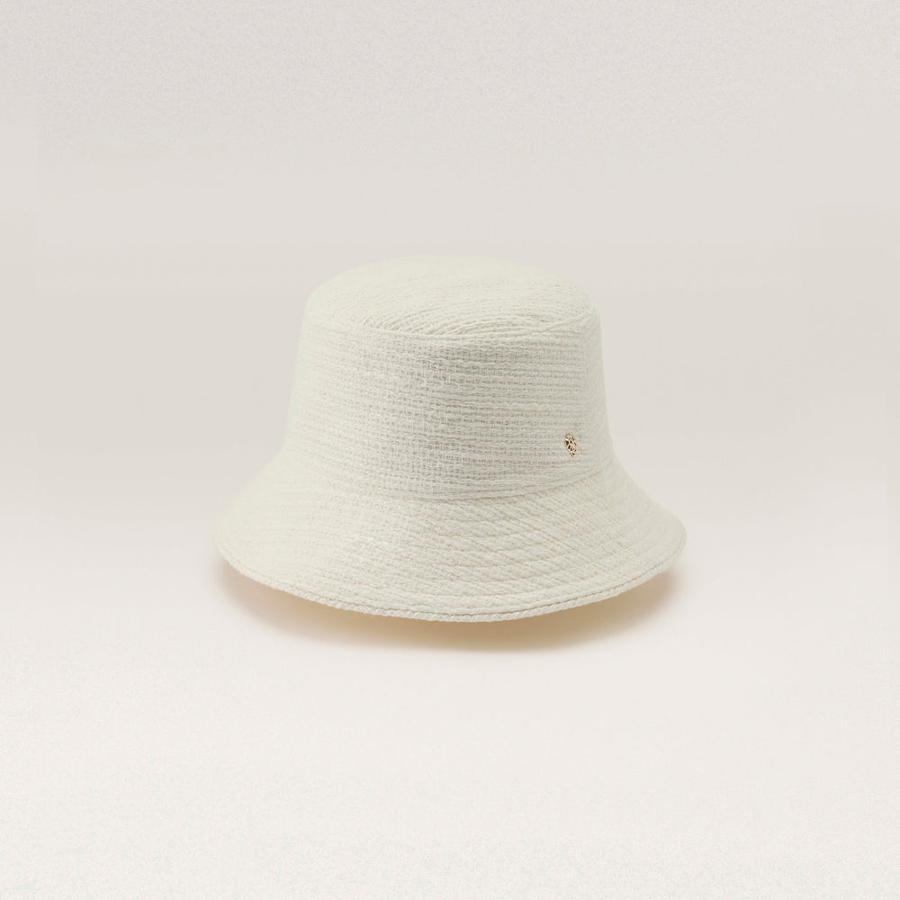 Helen Kaminski classic white 100% cotton textured bucket hat 100% Cotton Helen Kaminski Hats for Women for sale | eBay main image 3