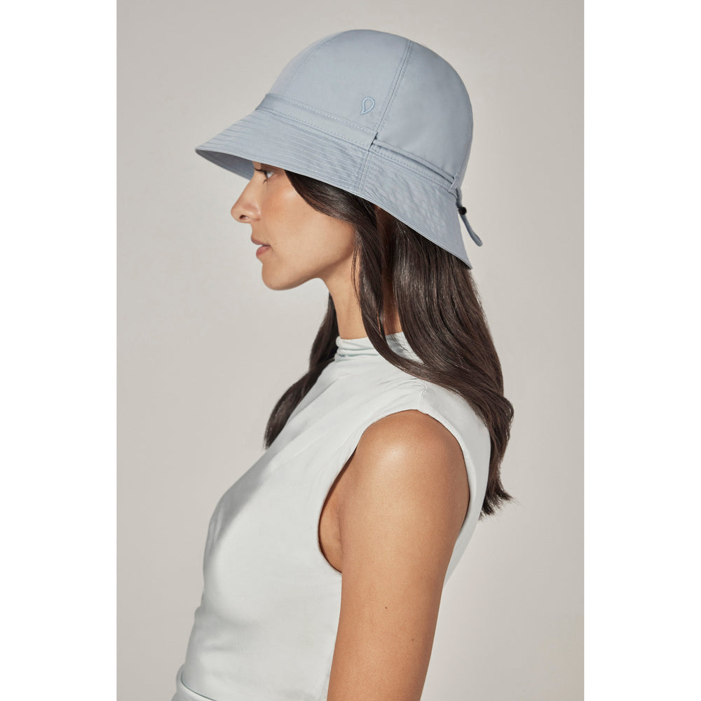 Shop the Flynn 6 Panel Round Crown Hat in Deep Dive | Helen Kaminski