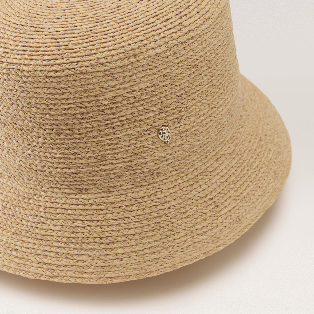 Malia Fine Braid Raffia Bucket Hat - Natural | Helen Kaminski US