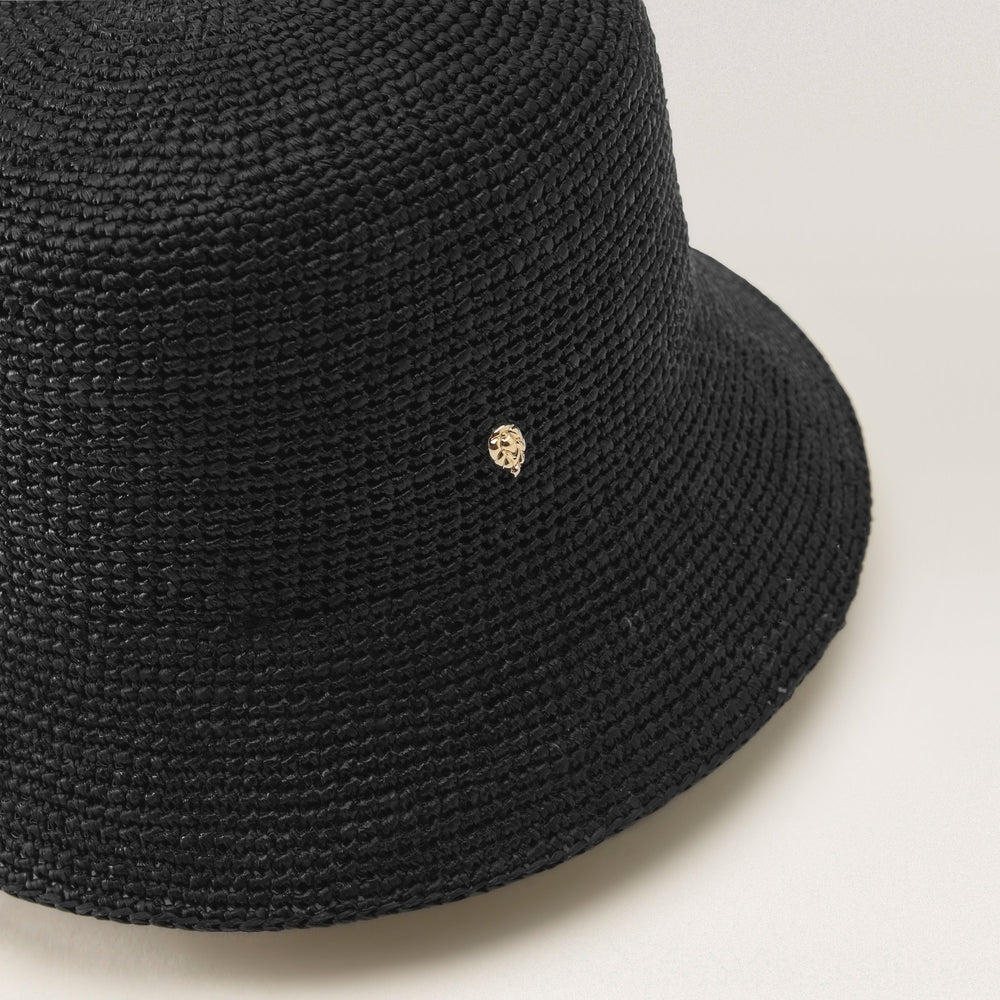 Shop the Bella Classic Bucket Hat in Charcoal | Helen Kaminski
