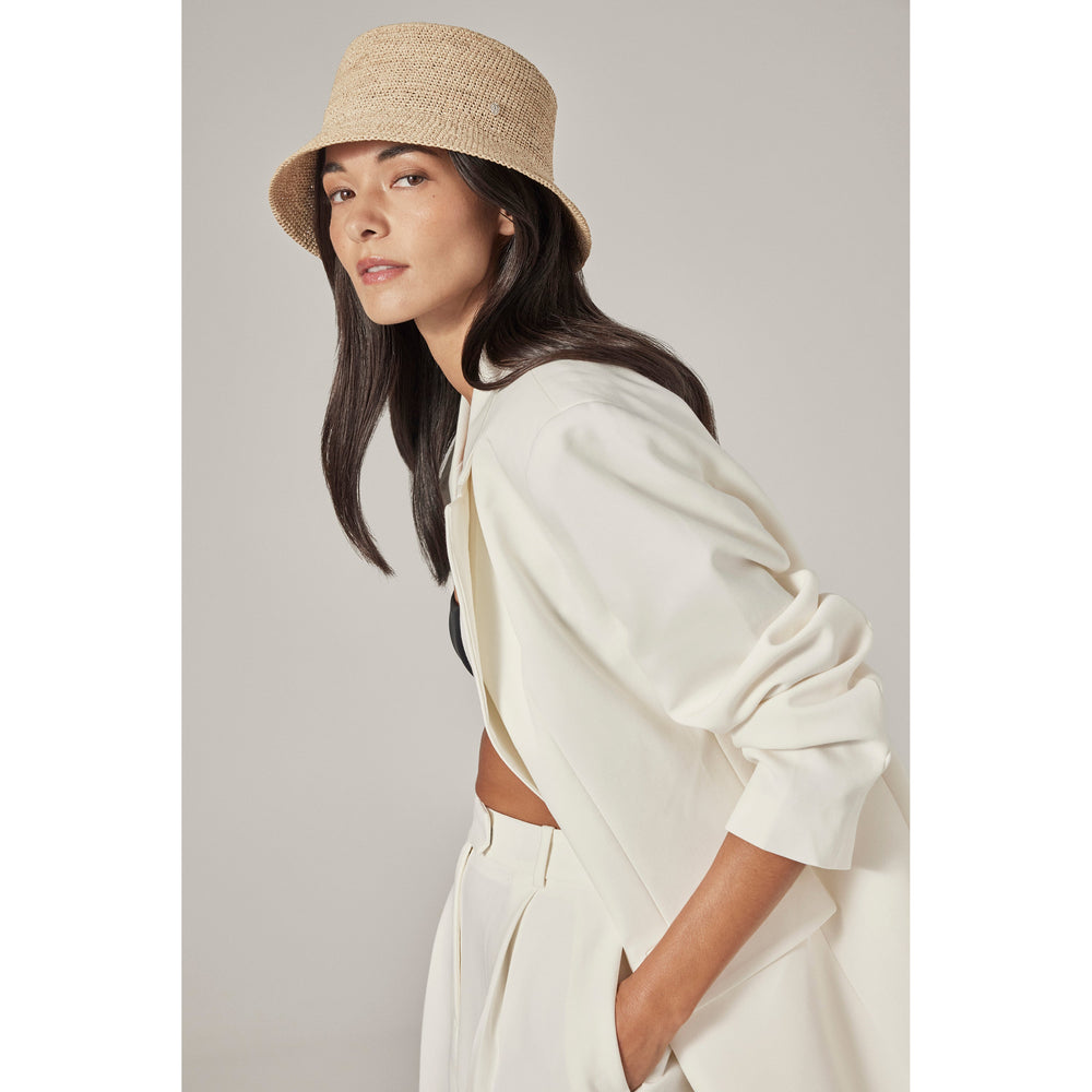Shop the Bella Classic Bucket Hat in Natural | Helen Kaminski