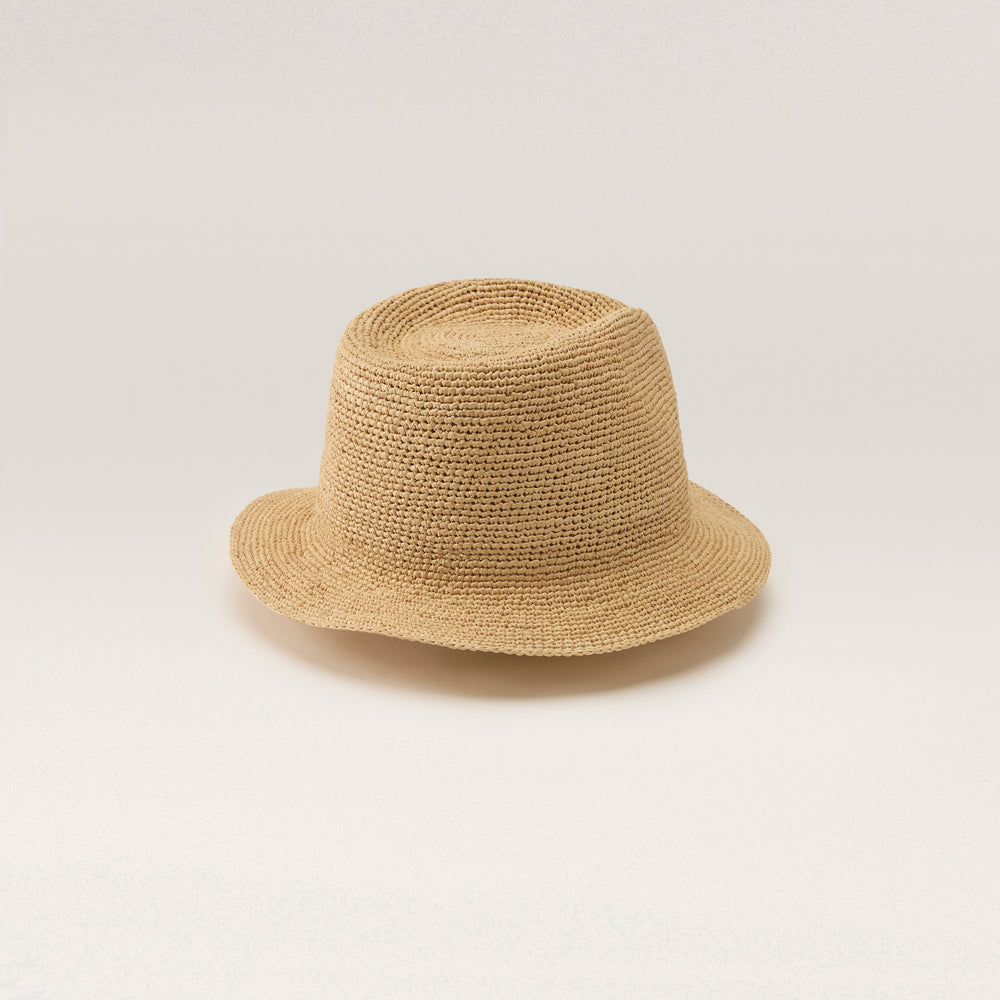 Shop the Jordan Classic Fedora Hat in Natural | Helen Kaminski