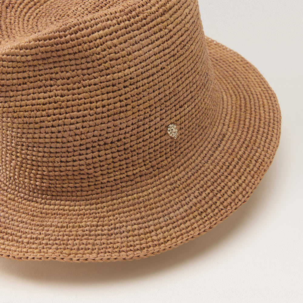 Shop the Jordan Classic Fedora Hat in Nougat | Helen Kaminski