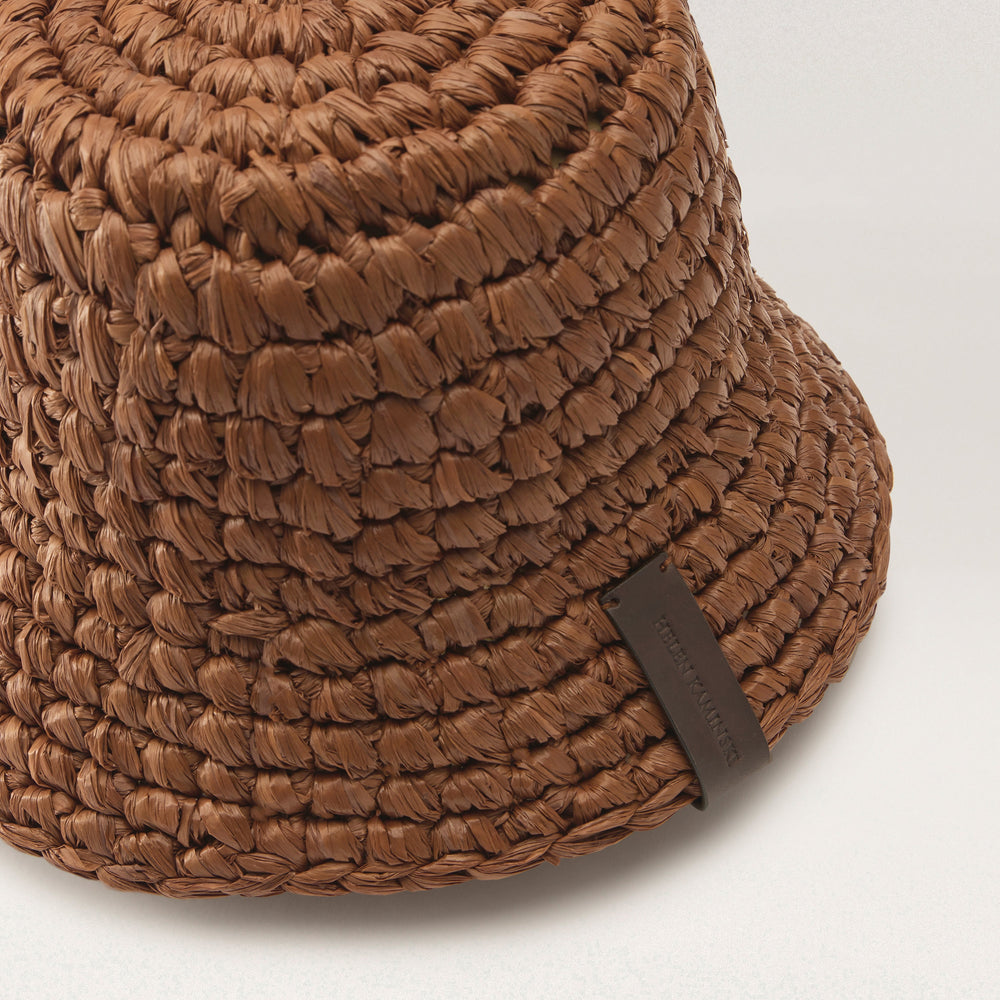 Buy Anya Raffia Handmade Bucket - Nutshell - Helen Kaminski