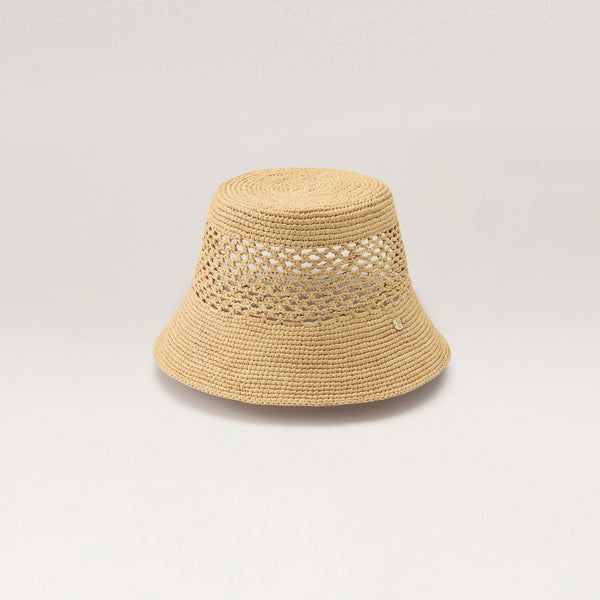 Hana Raffia Bucket - Natural - Bucket Hat | Helen Kaminski US