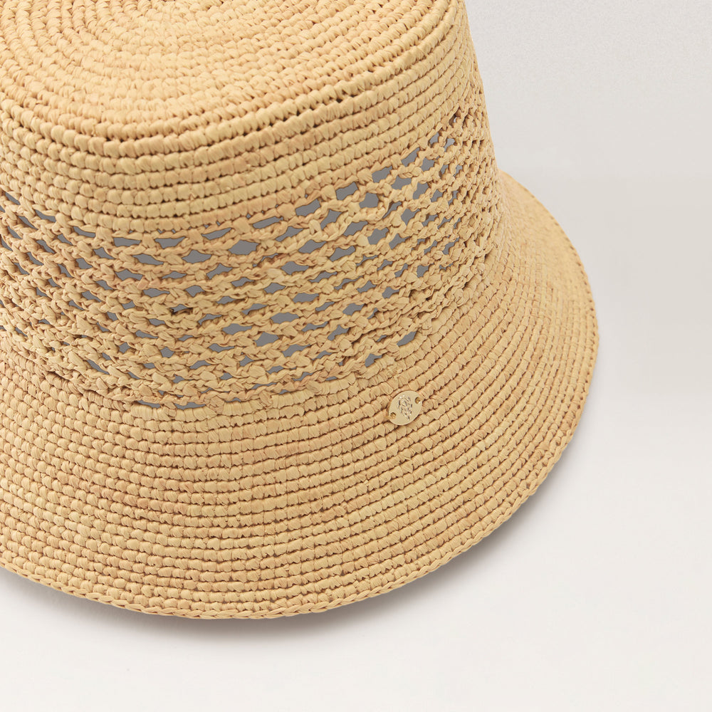 Hana Raffia Bucket - Natural - Bucket Hat | Helen Kaminski US