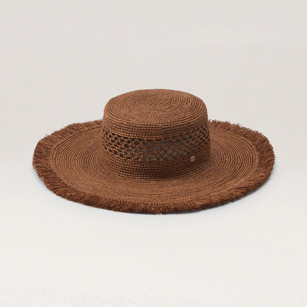 Buy Ivy Raffia Boater - Nutshell - Helen Kaminski