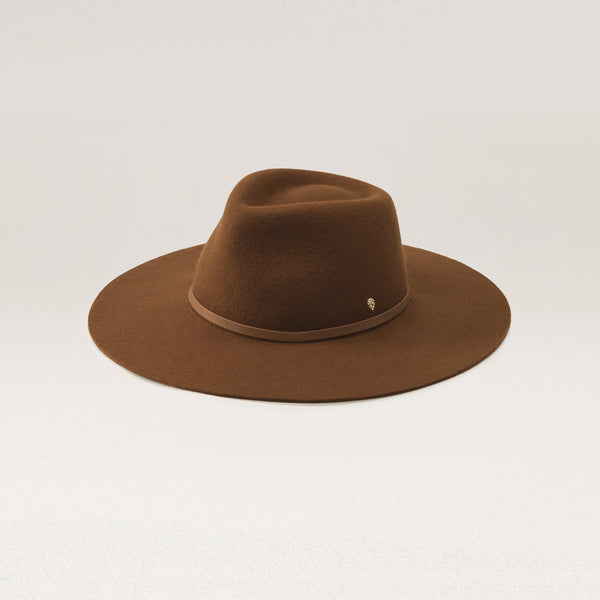 Buy Claude Wool Fedora - Dark Camel - Helen Kaminski