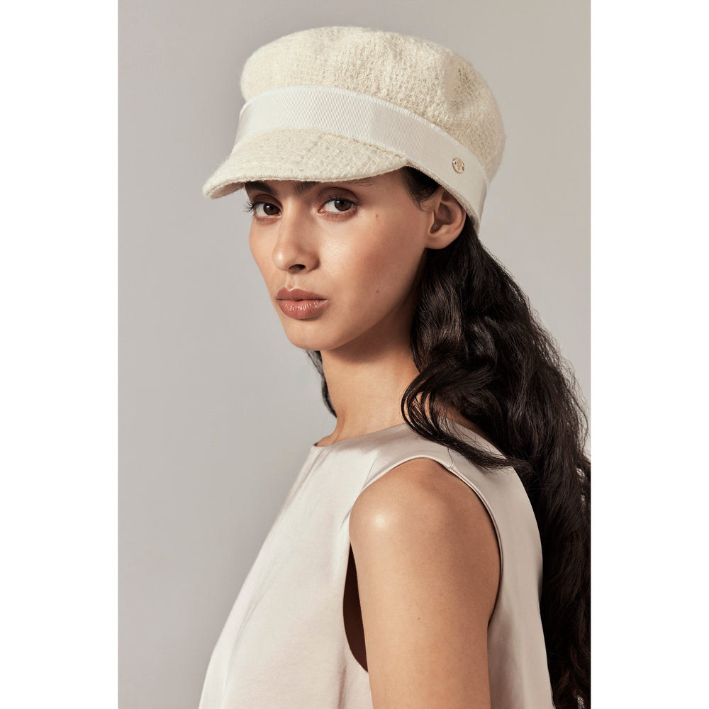 Creme Cap Buy Ellis Wool Blend Cap - Cream - Helen Kaminski – Women's New Hats