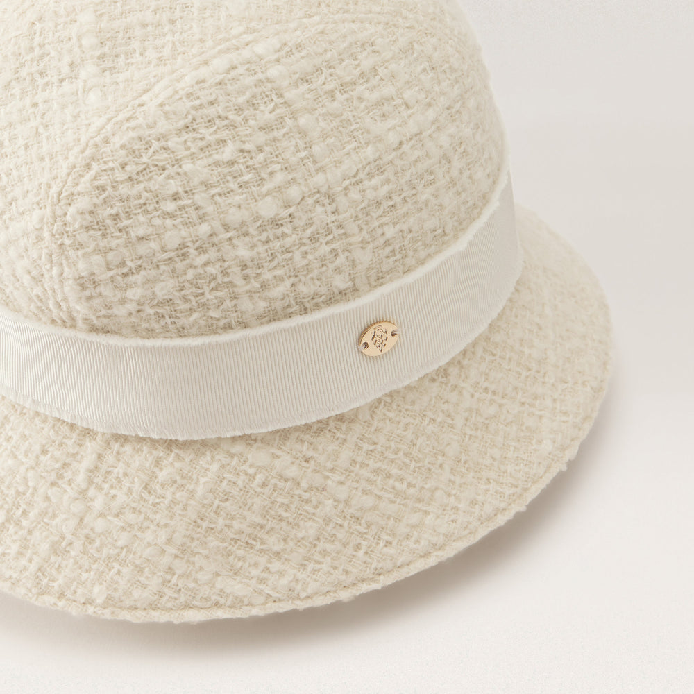 Buy Mimi Wool Blend Cloche - Cream - Helen Kaminski