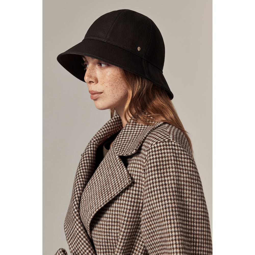 Buy Miri Cotton Cloche - Black - Helen Kaminski