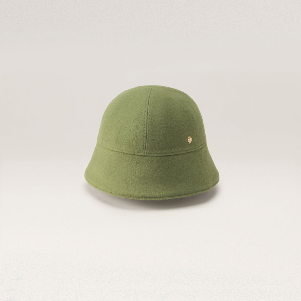 Buy Zahara Wool Cloche - Washed Khaki - Helen Kaminski