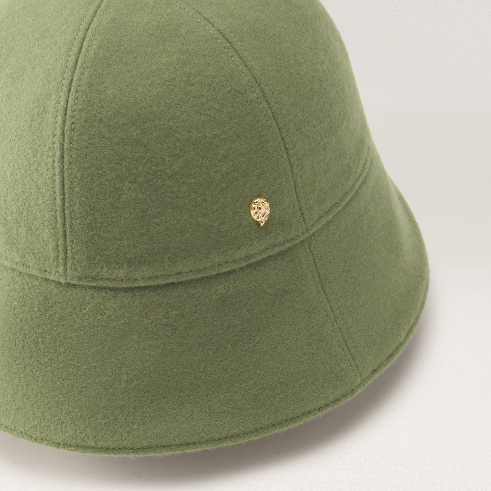 Buy Zahara Wool Cloche - Washed Khaki - Helen Kaminski