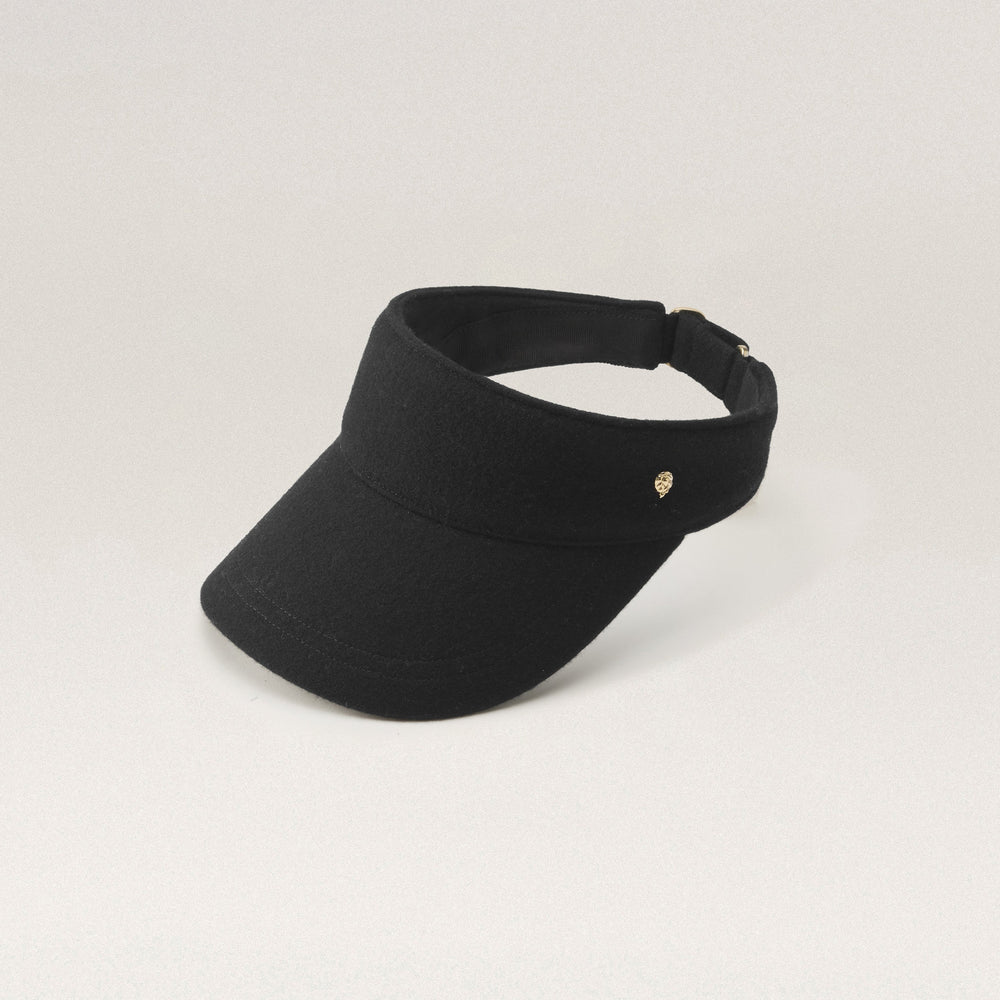 Buy Berkley Wool Visor - Black - Helen Kaminski