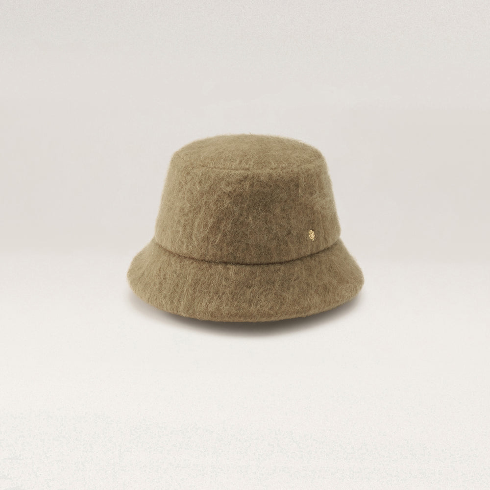 Buy Rita Mohair Blend Bucket - Dark Camel - Helen Kaminski