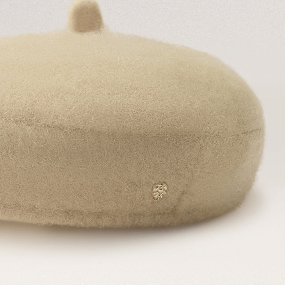 Buy Louella Mohair Blend Beret - Wheat - Helen Kaminski