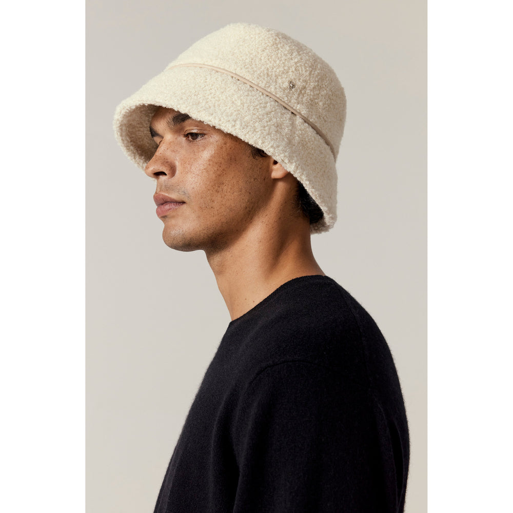Buy Seda Wool Blend Bucket - Cream - Helen Kaminski display picture 1