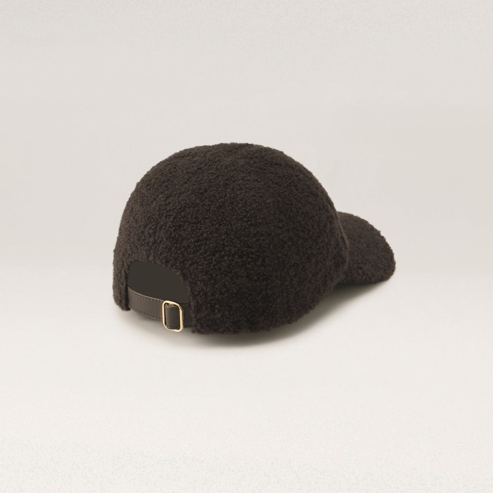 Buy Bower Wool Blend Cap - Chocolate - Helen Kaminski