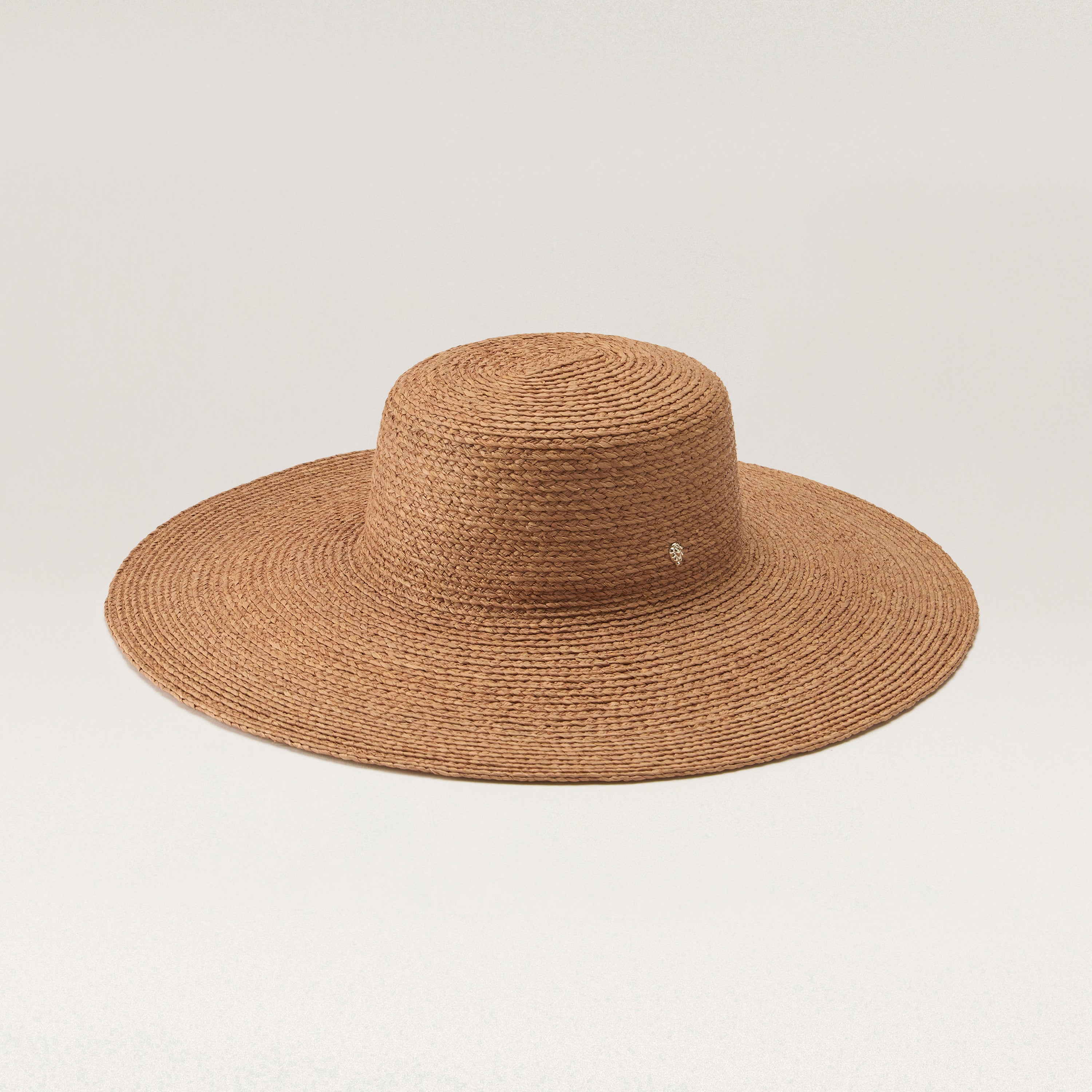Buy Nathalia Raffia Braid Hat - Nougat - Helen Kaminski