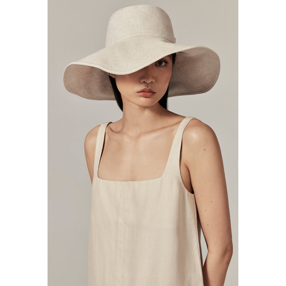 Buy Isha Linen Blend Bucket - Natural - Helen Kaminski