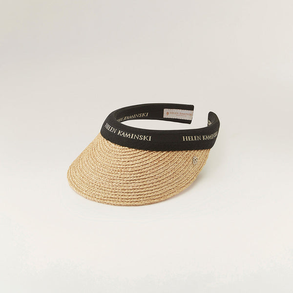 Buy Bianca 8 Logo Visor - Natural Black - Helen Kaminski
